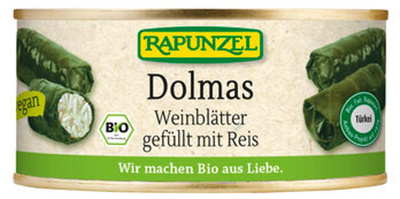 Produktfoto zu Dolmas Weinblätter gefüllt mit Reis, 280 g