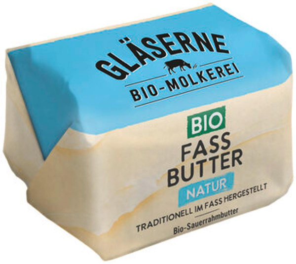 Produktfoto zu Fassbutter Sauerrahm natur, 250 g