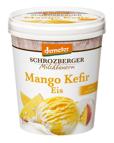 Produktfoto zu Mango Kefir Eis, 500 ml
