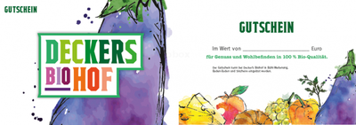 Produktfoto zu Gutschein für die Ökokiste, 25 €