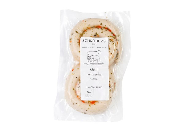 Produktfoto zu Grillschnecke Geflügel, 0,25 kg