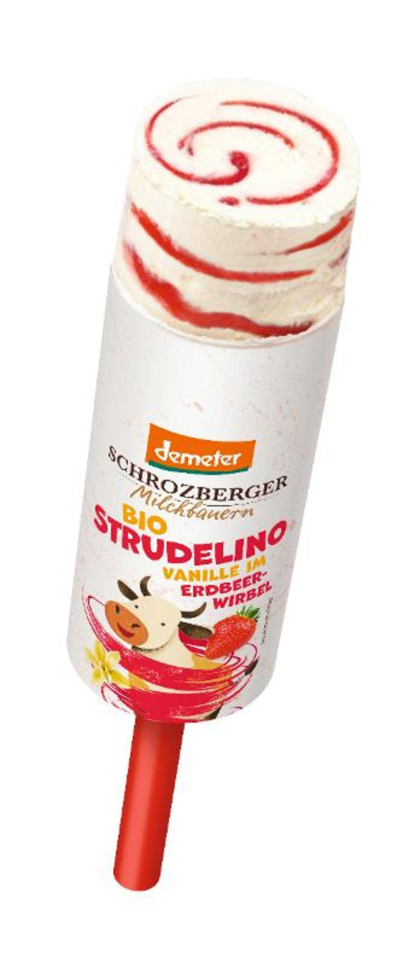 Produktfoto zu Strudelino Vanille-Erdbeer Eis, 85 ml