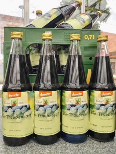 Produktfoto zu Traubensaft rot, 0,7 l