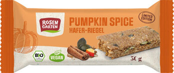 Produktfoto zu Pumpkin Spice Haferriegel, 50 g