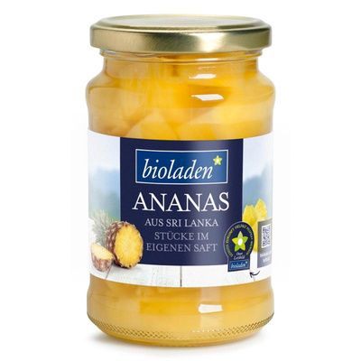 Produktfoto zu Ananasstücke, 350 g