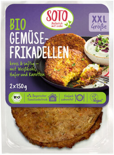 Produktfoto zu Gemüsefrikadellen, 300 g