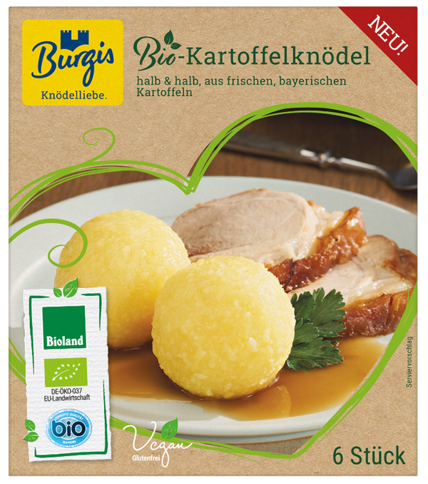 Produktfoto zu TK-Kartoffelknödel halb und halb, 450 g