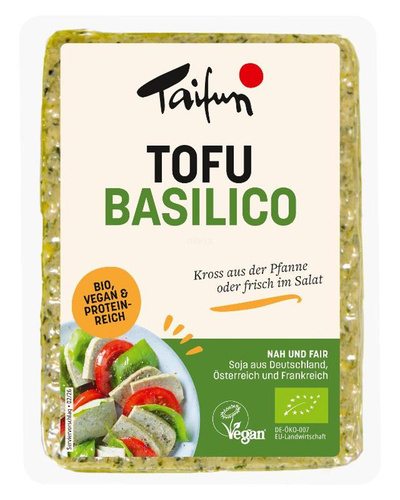 Produktfoto zu Tofu Basilikum, 200 g