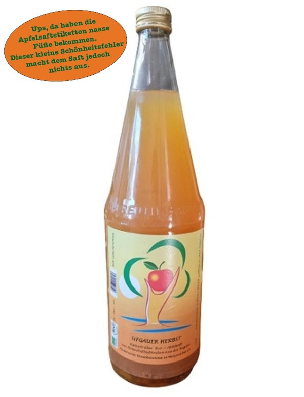 Produktfoto zu Apfelsaft Ufgauer Herbst, 1 l - 50% reduziert, da MHD 07.04.2026