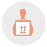 Symbol eines Qualitätssiegels mit Pfeilen, Genuss und Nachhaltigkeit