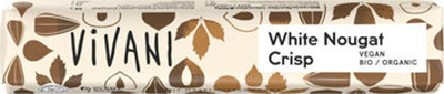 Produktfoto zu White Nougat Crisp vegan, 35 g