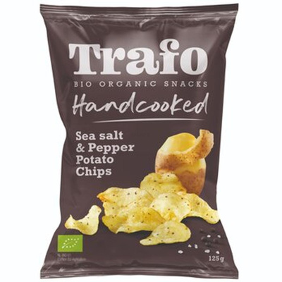 Produktfoto zu Handcooked Chips Salz Pfeffer, 125 g 10% reduziert, da MHD 23.10.2026