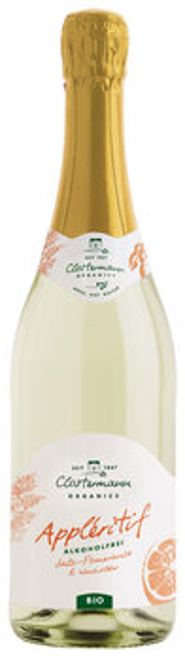Produktfoto zu Appleritif Apfel Salz-Pomeranze & Wacholder alkoholfrei, 0,75 l