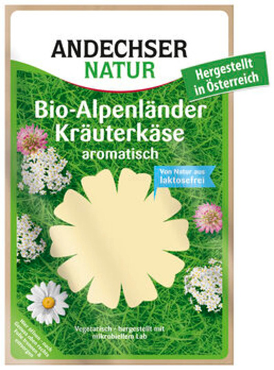 Produktfoto zu Alpenländer Kräuterkäse in Scheiben, 150 g