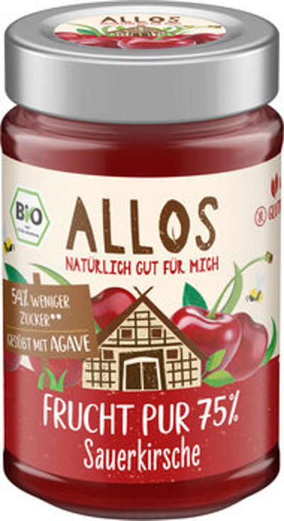 Produktfoto zu Frucht Pur Sauerkirsche, 200 g
