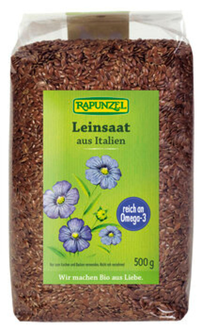 Produktfoto zu Leinsaat braun, 500 g