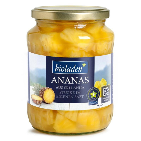 Produktfoto zu Ananasstücke, 720 ml