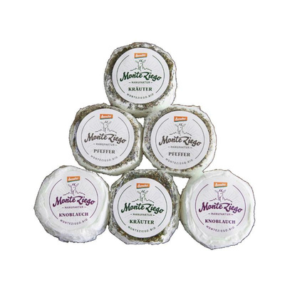 Produktfoto zu Ziegenfrischkäse-Mix, 3x100 g