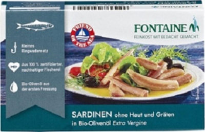 Produktfoto zu Sardinen-Filets in Olivenöl, 120 g