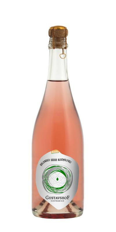 Produktfoto zu Holunder Secco alkoholfrei, 0,75 l