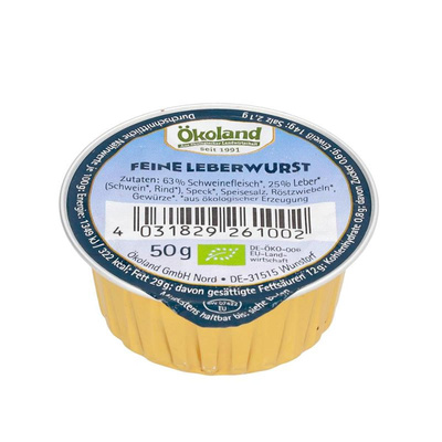 Produktfoto zu kleine Leberwurst fein, 50 g