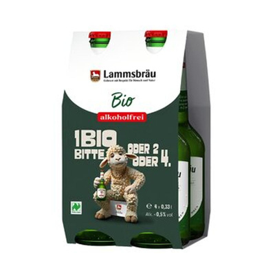 Produktfoto zu Bier Bio alkoholfrei, 4-Pack