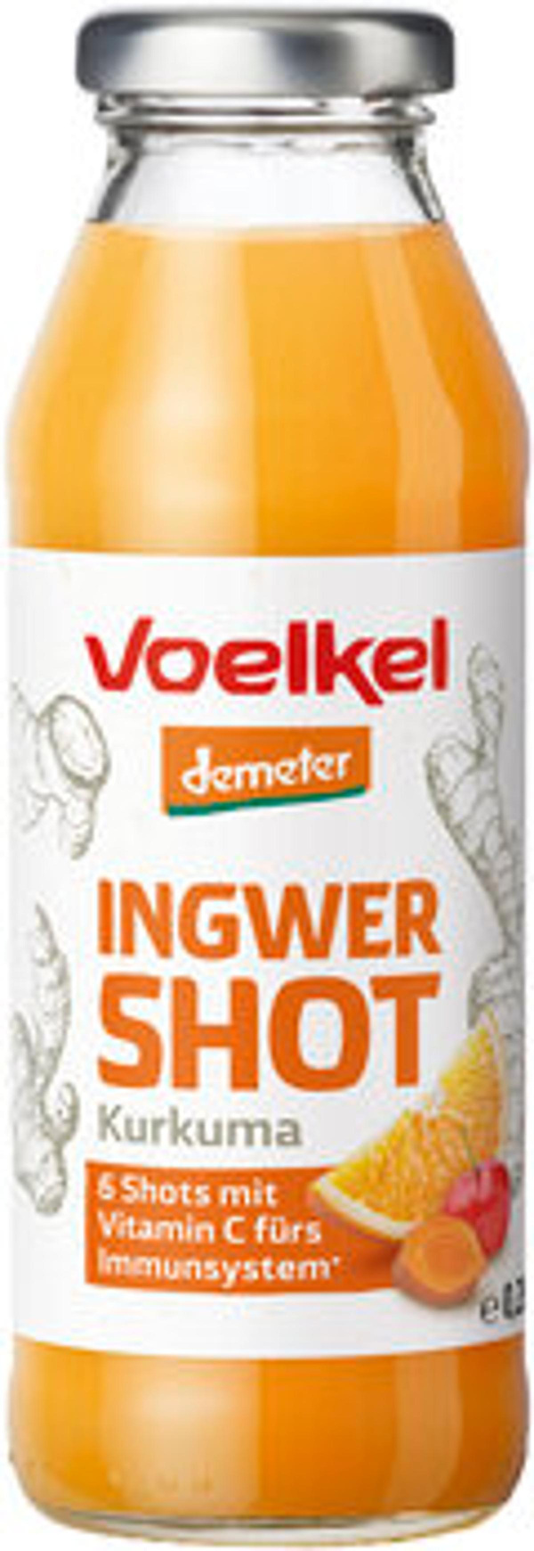 Produktfoto zu Shot Ingwer & Kurkuma, 0,28 l