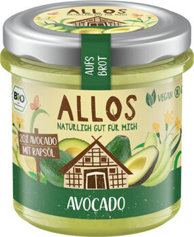 Produktfoto zu Brotaufstrich "Aufs Brot" Avocado, 140 g