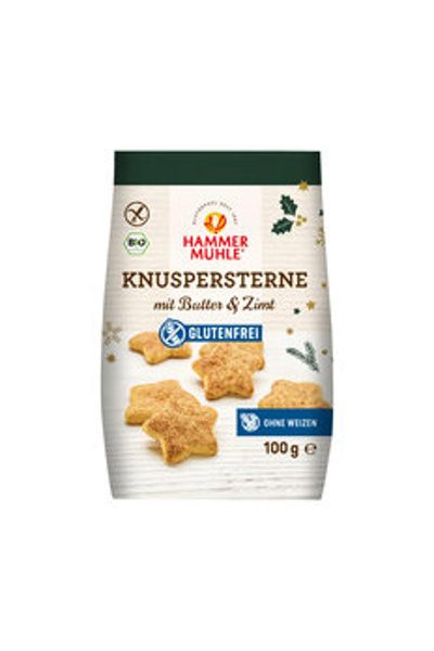 Produktfoto zu Knuspersterne mit Butter & Zimt gf, 100 g