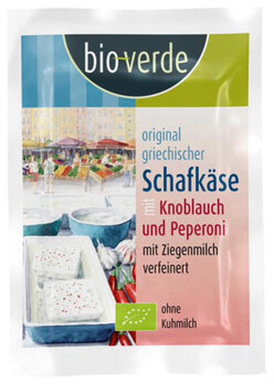 Produktfoto zu Schafkäse mit Knoblauch und Peperoni, 150 g
