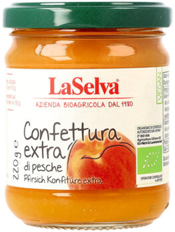 Produktfoto zu Pfirsich Konfitüre extra, 220 g