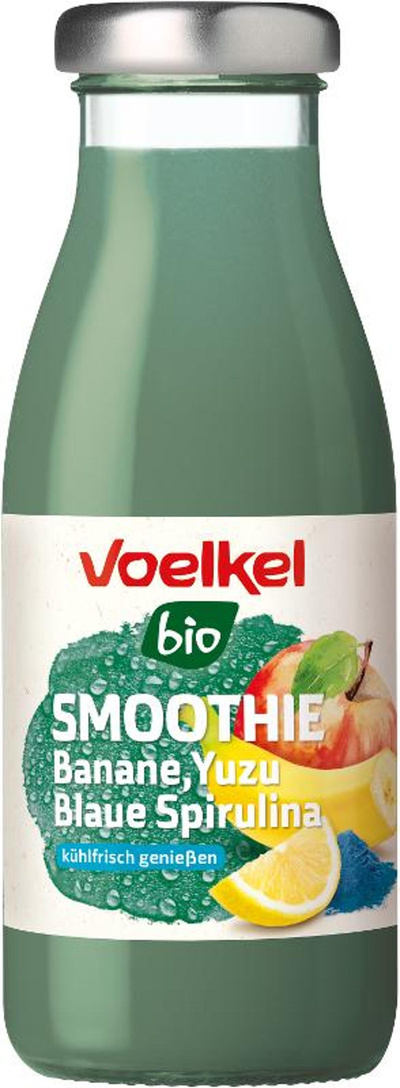 Produktfoto zu Smoothie Banane Yuzu blaue Spirulina, 6x0,25 l