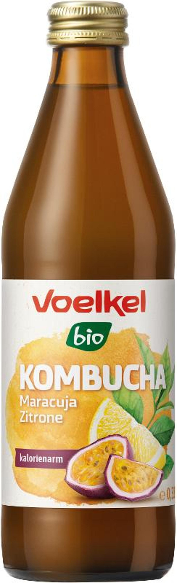 Produktfoto zu Kombucha Maracuja & Zitrone, 0,33 l