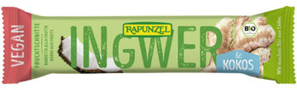 Produktfoto zu Fruchtschnitte Ingwer-Kokos, 40 g