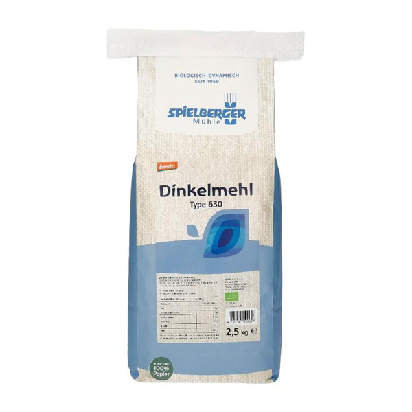 Produktfoto zu Dinkelmehl Type 630, 2,5 kg