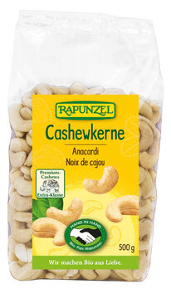 Produktfoto zu Cashewkerne ganz, 500 g