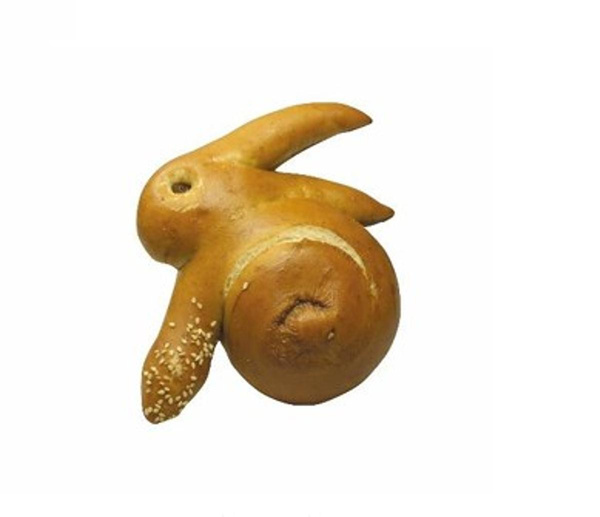 Produktfoto zu Laugenhase, 3 Stück - Bio-Backhaus Wüst