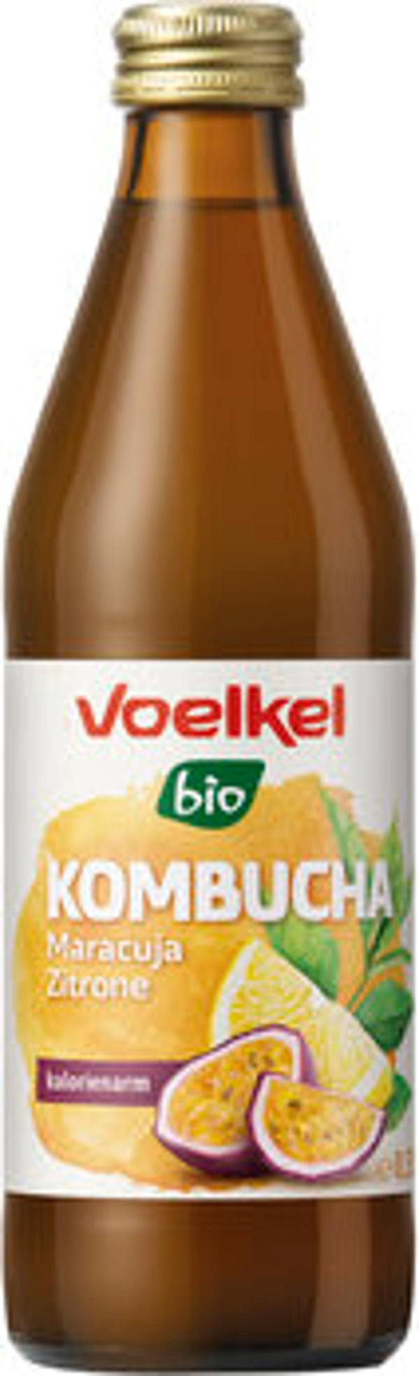 Produktfoto zu Kombucha Maracuja & Zitrone, 10x0,33 l