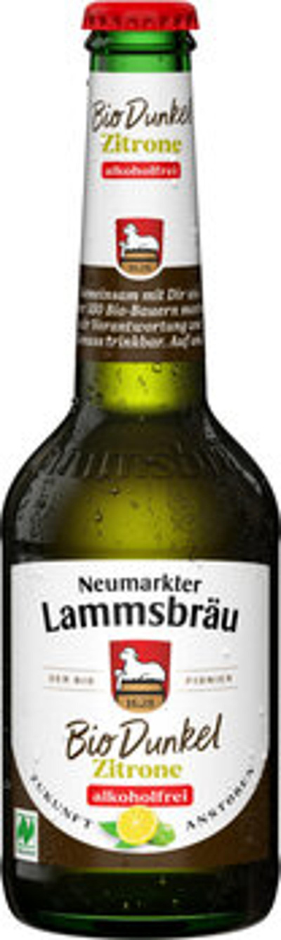 Produktfoto zu Bier Dunkel Zitrone alkoholfrei, 0,33 l