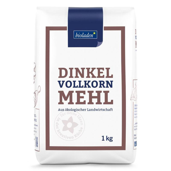 Produktfoto zu Dinkelvollkornmehl, 1kg