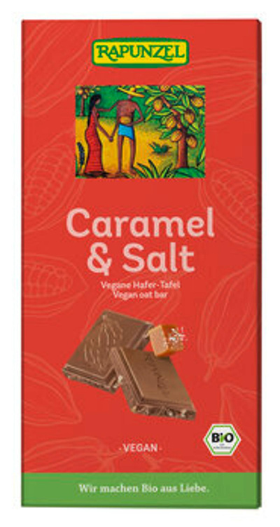 Produktfoto zu Schokolade Caramel & Salt vegan, 100 g