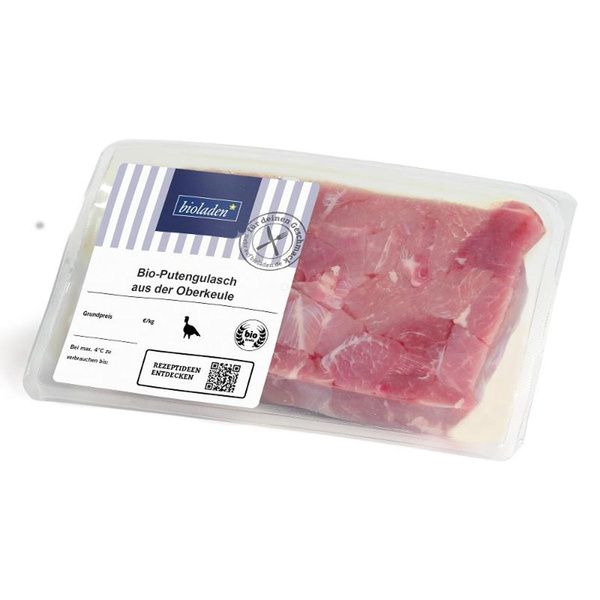 Produktfoto zu Putengulasch aus der Oberkeule, ca. 0,4 kg