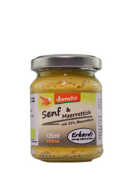 Produktfoto zu Meerrettichsenf Demeter, 125 g