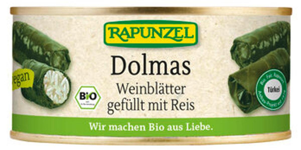 Produktfoto zu Dolmas Weinblätter gefüllt mit Reis, 280 g
