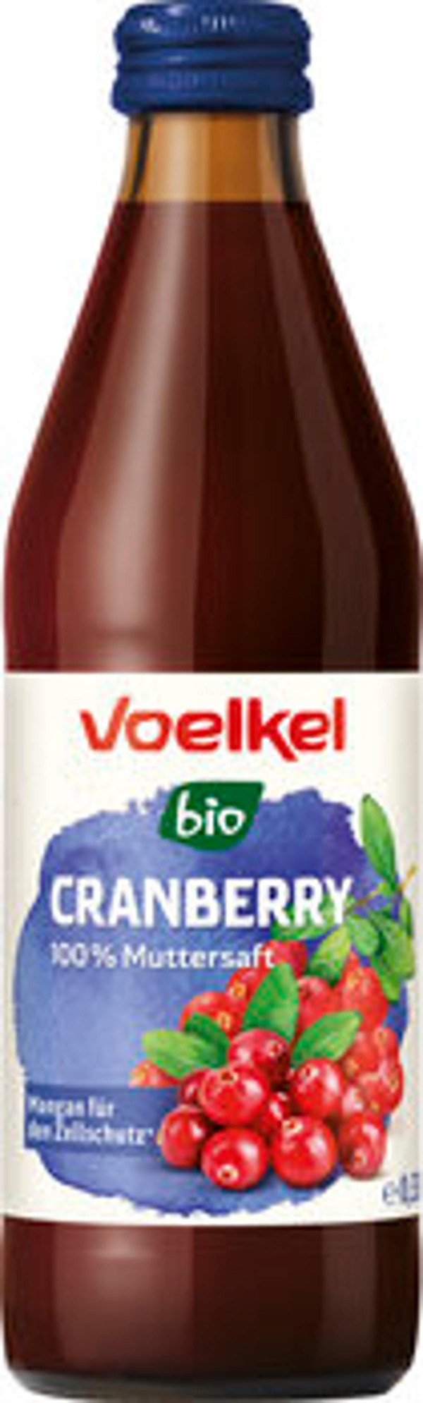 Produktfoto zu Cranberry pur, 0,33 l