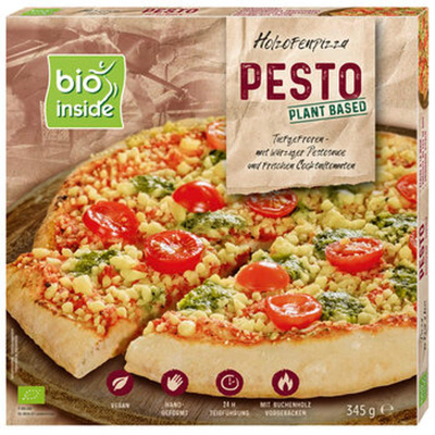 Produktfoto zu TK-Holzofen-Pizza Pesto vegan, 345 g