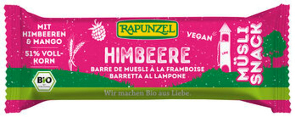 Produktfoto zu Müsli-Snack Himbeere-Mango, 50 g