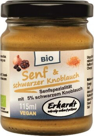Produktfoto zu Senf & schwarzer Knoblauch, 115 g