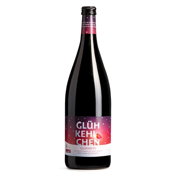 Produktfoto zu Glühwein Glühkehlchen rot, 1 l