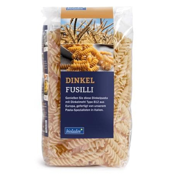 Produktfoto zu Dinkel Fusilli hell, 500 g